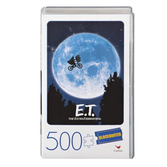 NEW 500 Pieces Jigsaw Puzzle ET E.T. Spin Master Game in Retro Blockbuster VHS C - Picture 4 of 10